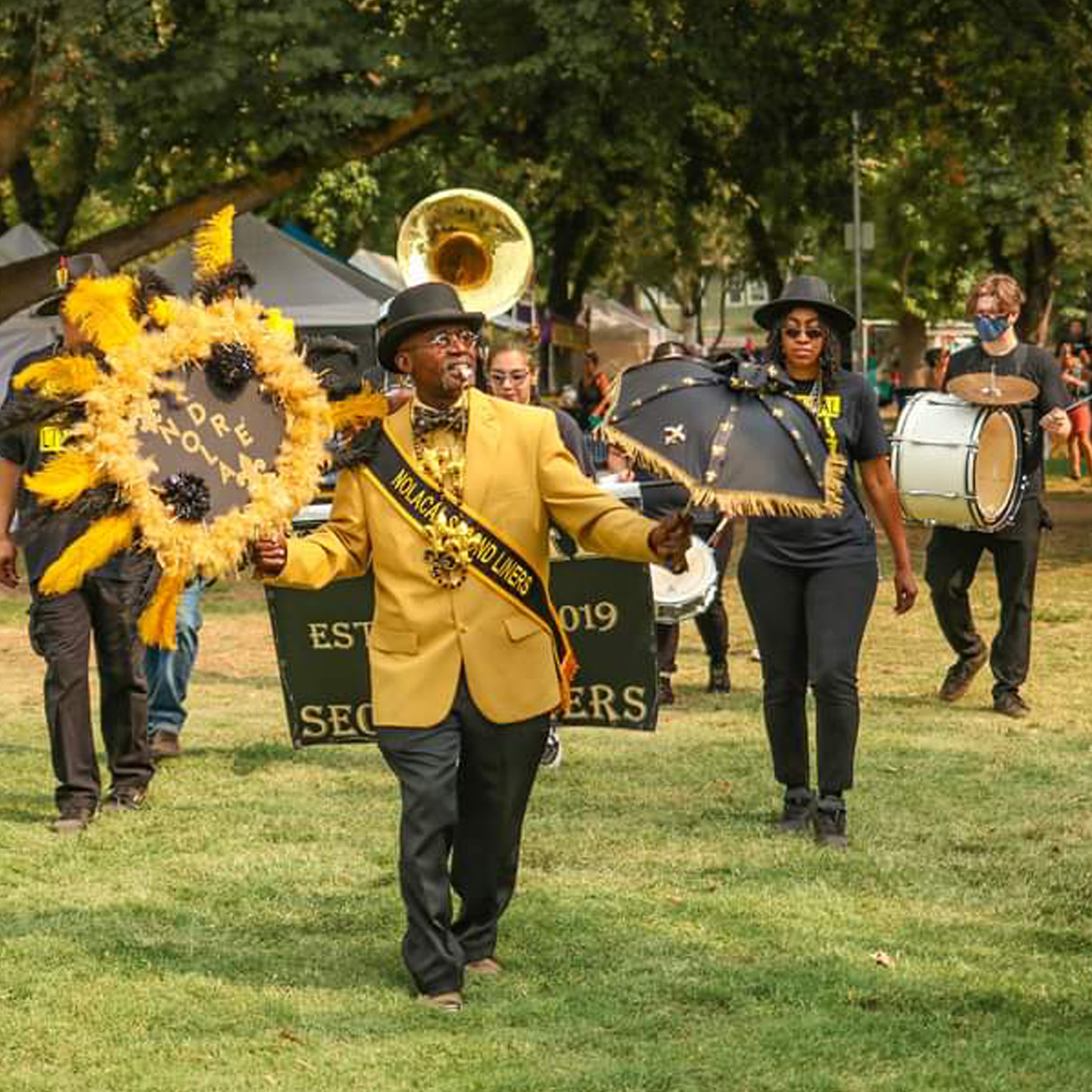 BAND IMAGES – NOLA CAL SECOND LINERS